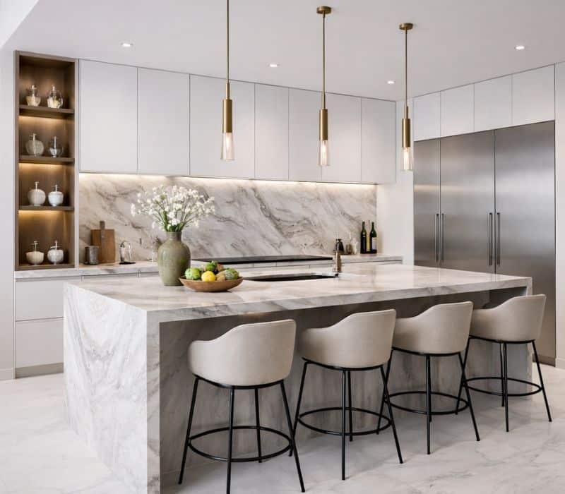 מטבח עם שיש דקטון