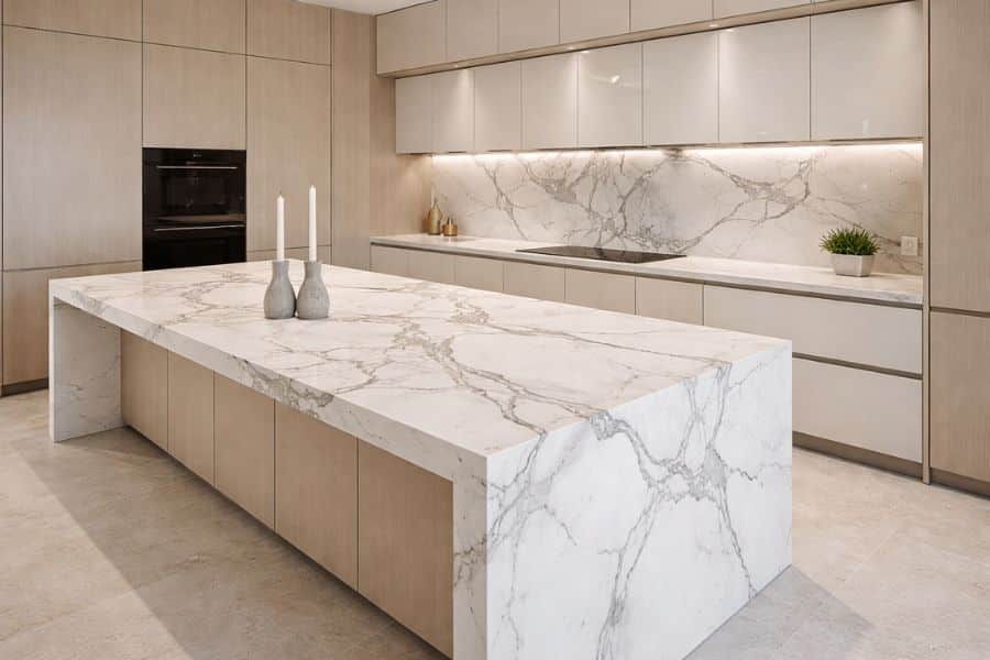 שיש דקטון אאורה Aura במטבח