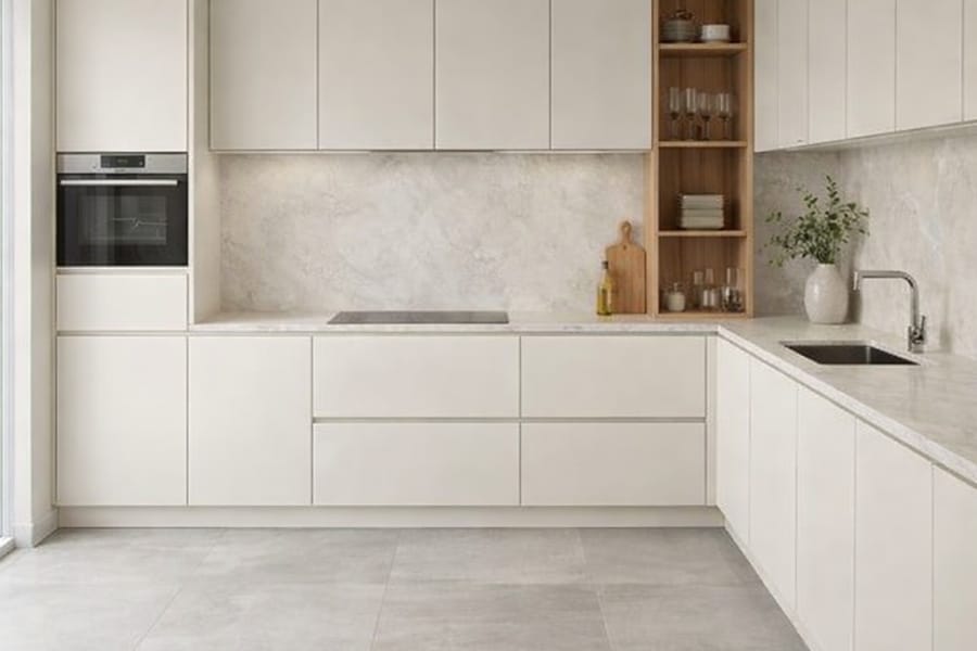 שיש למטבח דקטון אלבריום Albarium